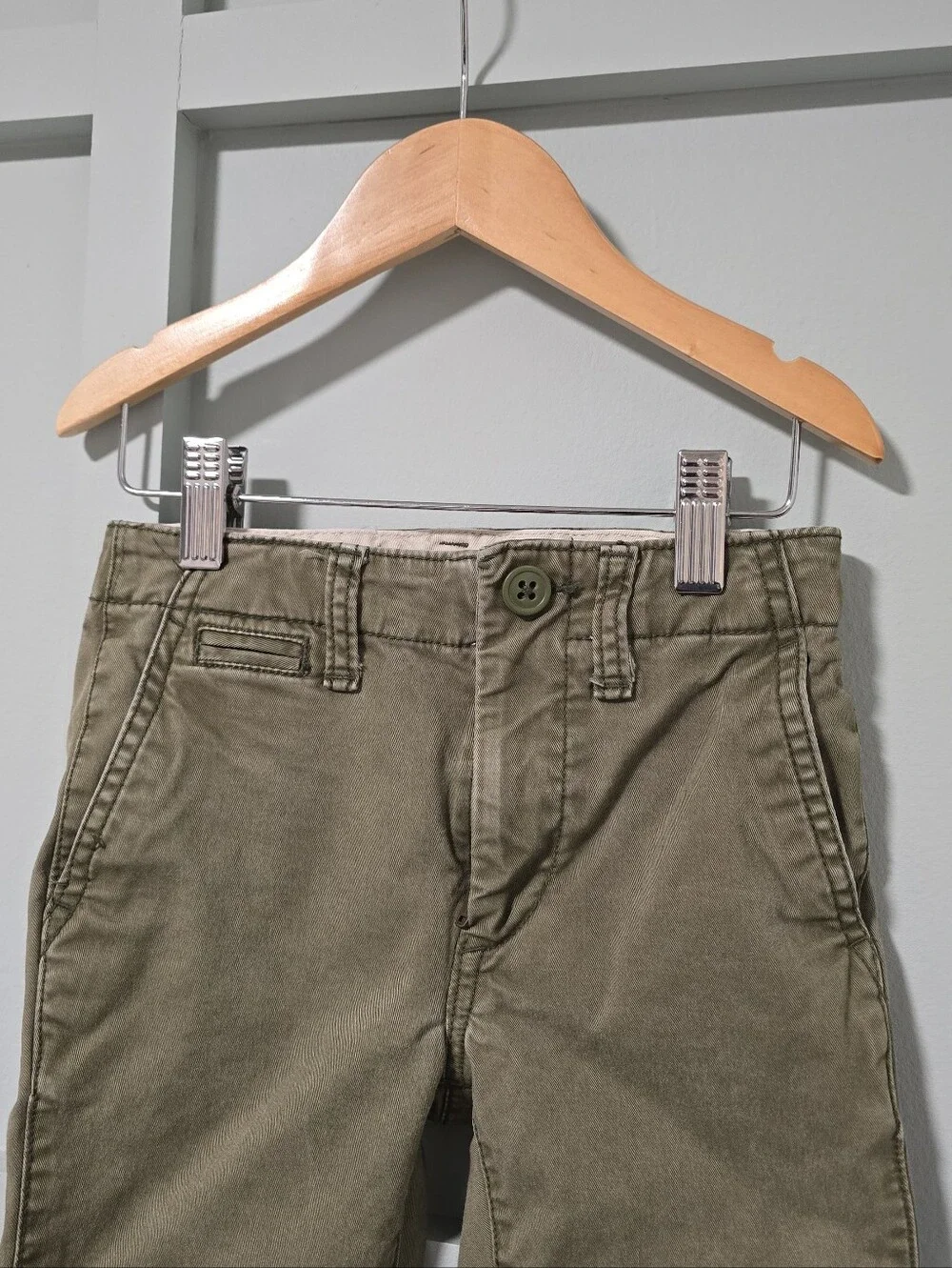 GAP Kids Olive Green Slim Chino Pants